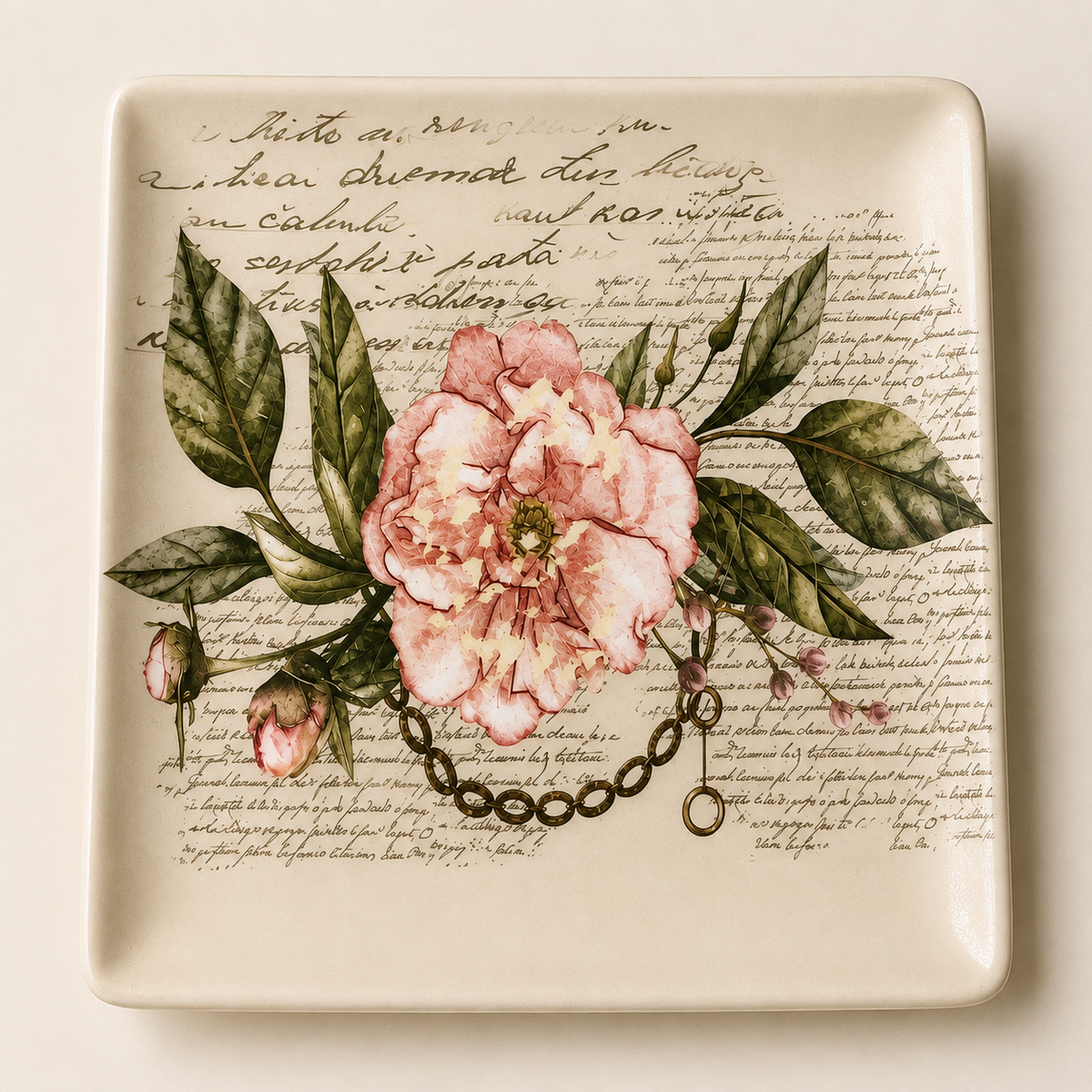 Floral trinket Dish