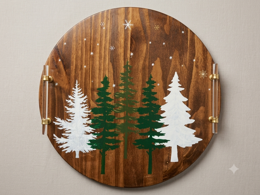 Large Wood Serving Tray