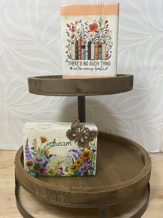 Small Decorative Shelf Sitter