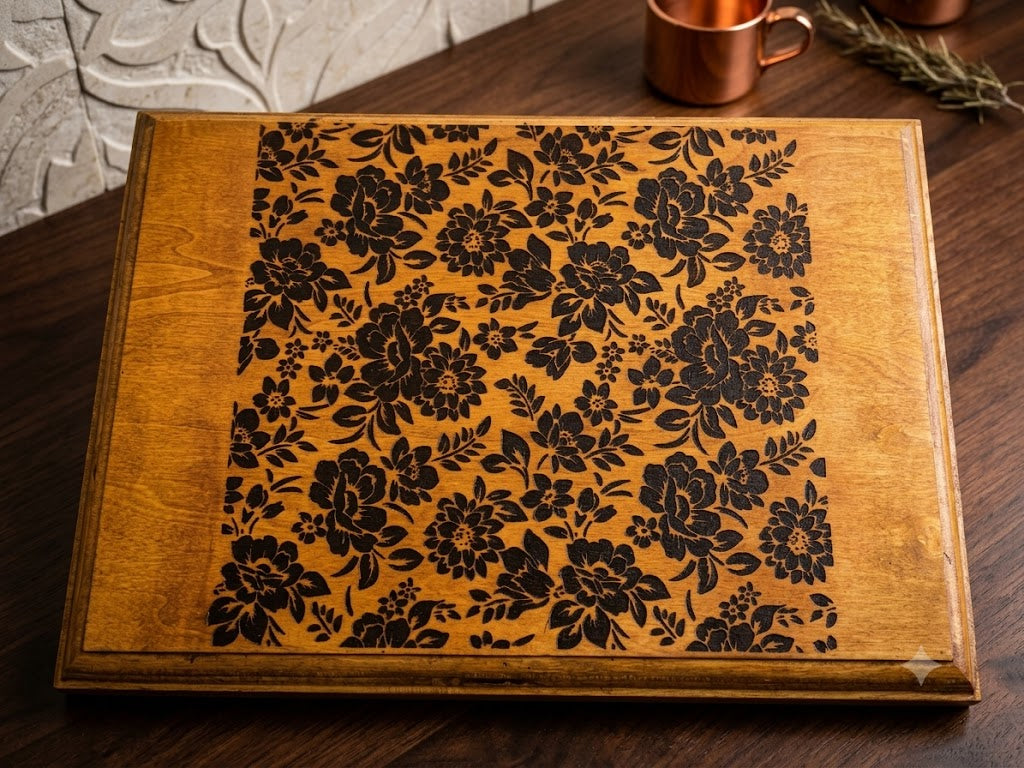 Large Scorched Wood Riser