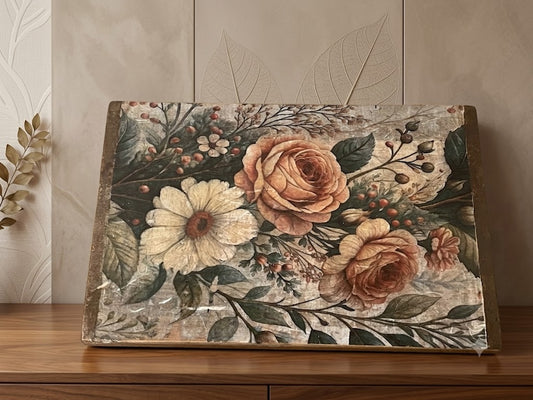 French Country Floral Riser