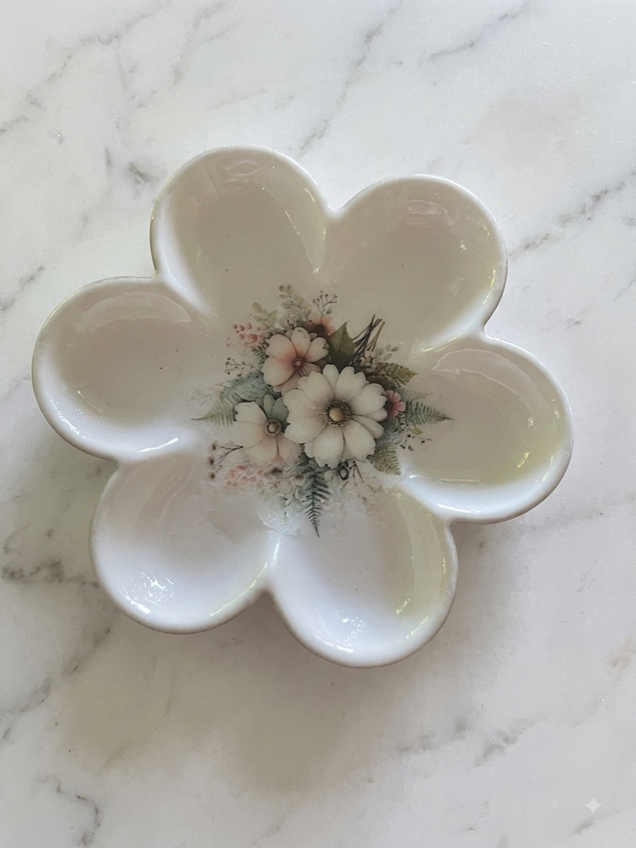 Flower shaped Trinket Dish