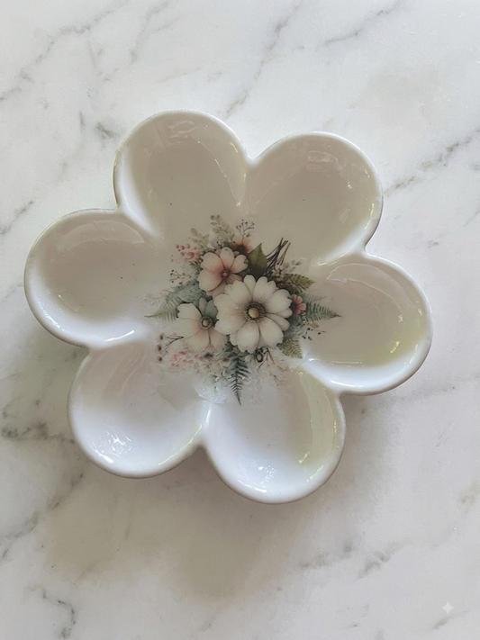 Flower shaped Trinket Dish